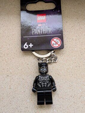 Disney LEGO MARVEL Mini Fig Keychain - Black Panther